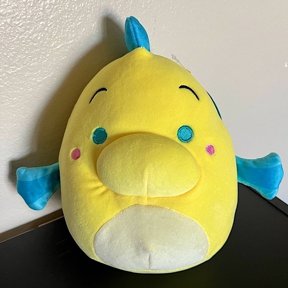 Squishmallows Toys Original Squishmallows Disney Flounder Squishy